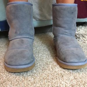 Light blue ugg boots